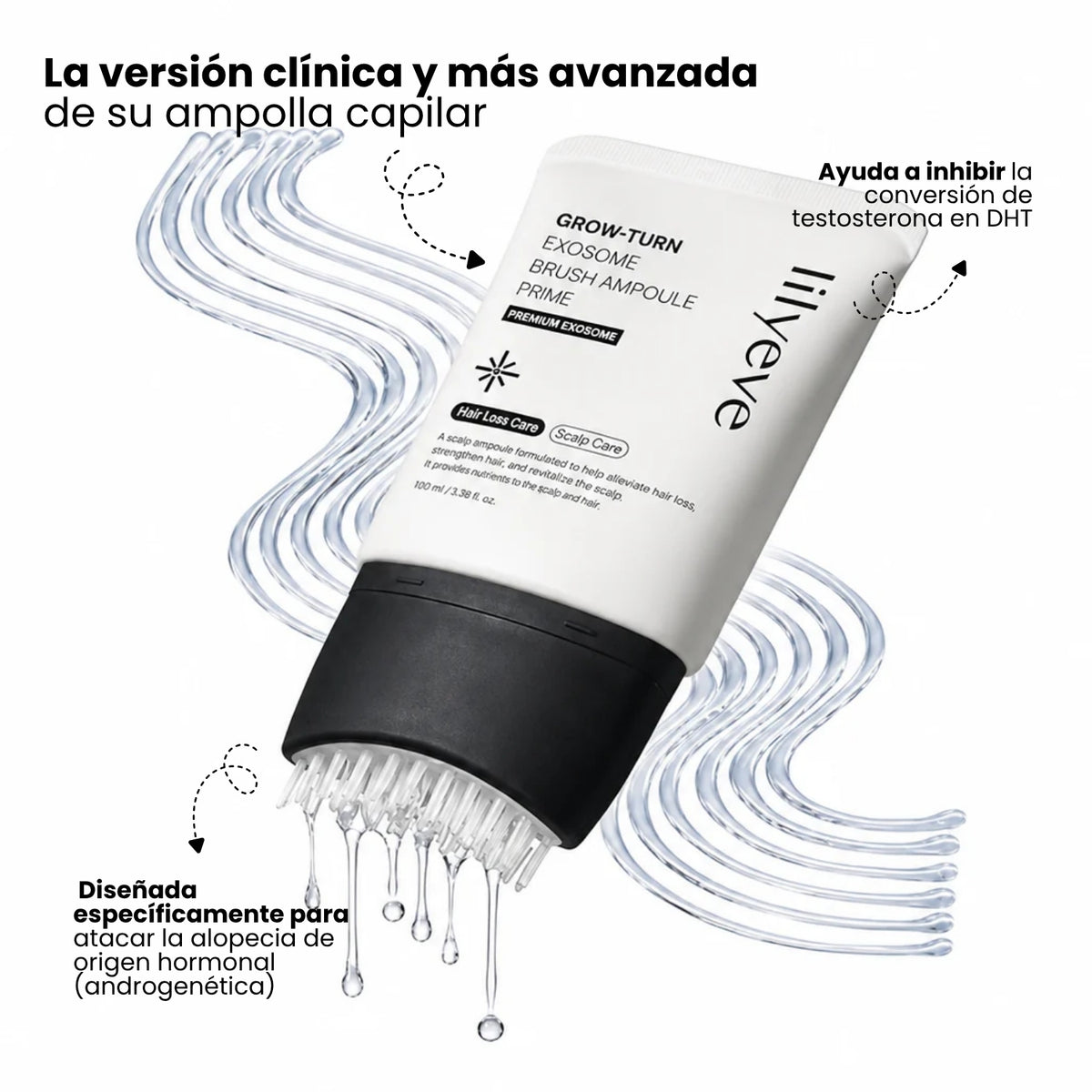 Grow Turn Exosome Brush Ampoule Prime 100ml - Lilyeve - Sarang