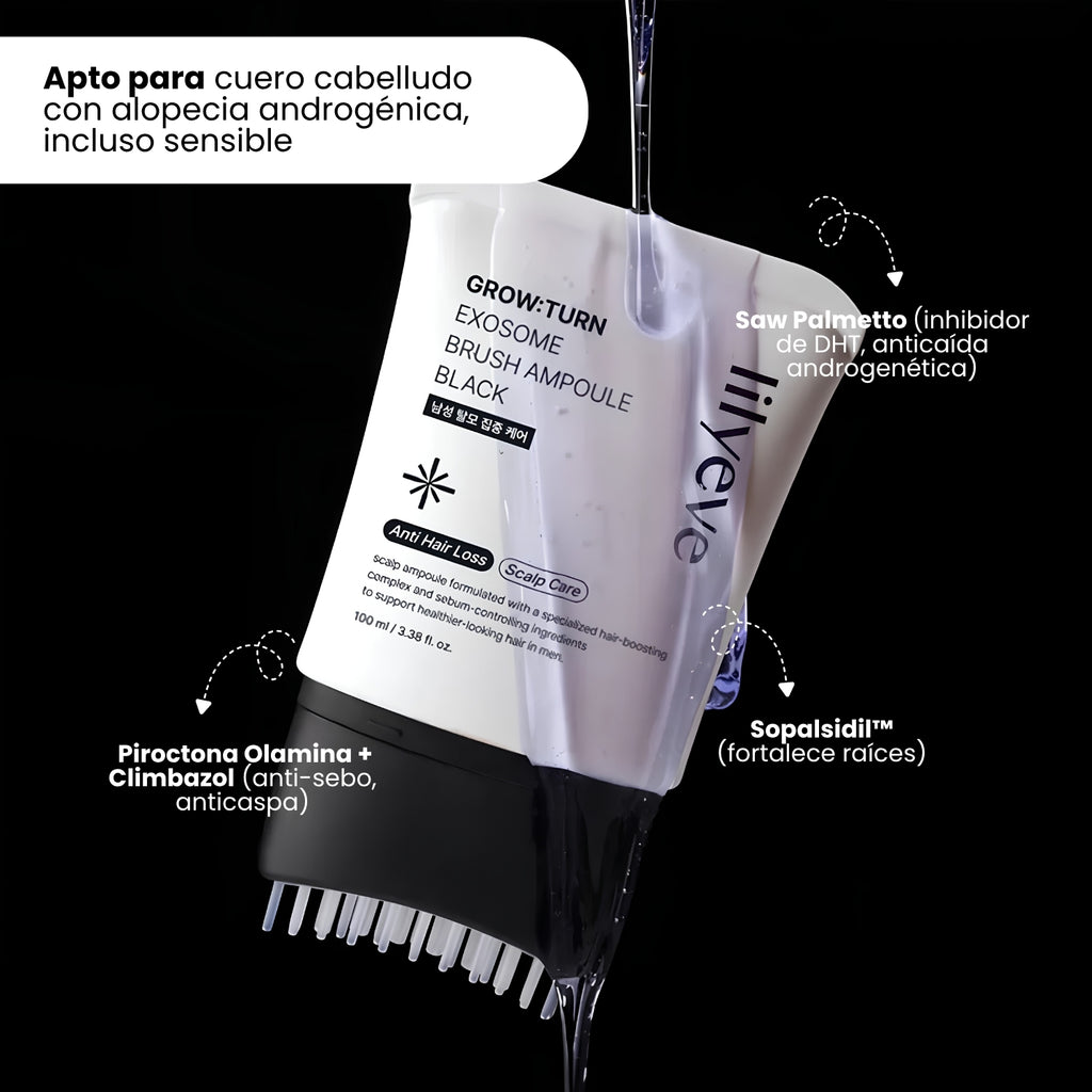 Grow Turn Exosome Brush Ampoule Prime 100ml - Lilyeve - Sarang