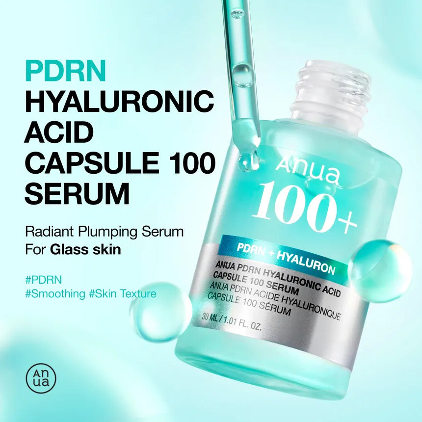 Sérum Facial con Ácido Hialurónico PDRN Hyaluronic Acid Capsule 100 Serum. 30 ml - ANUA - Sarang