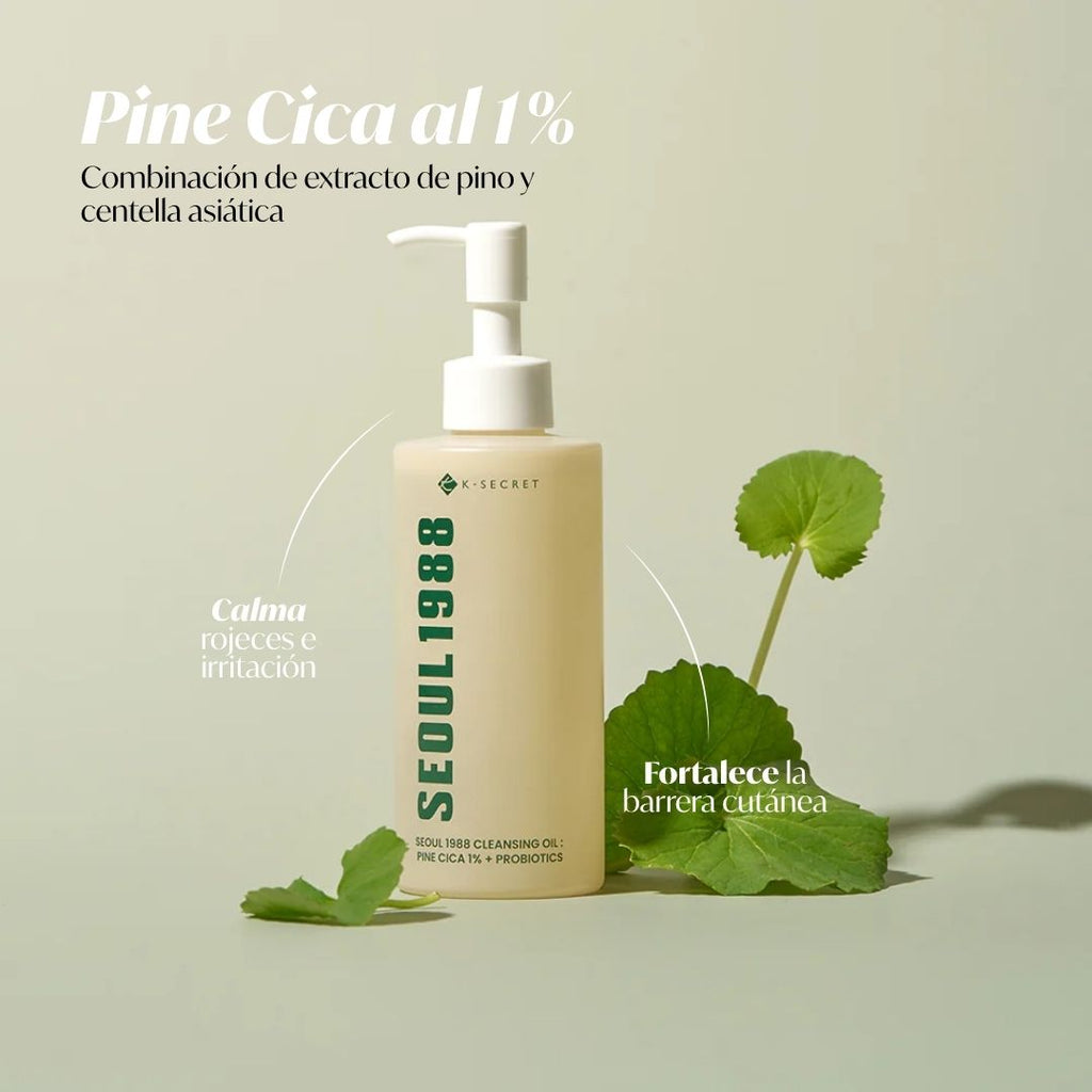 SEOUL 1988 Cleansing Oil Pine Cica 1% + Probiotics - K-SECRET - Sarang