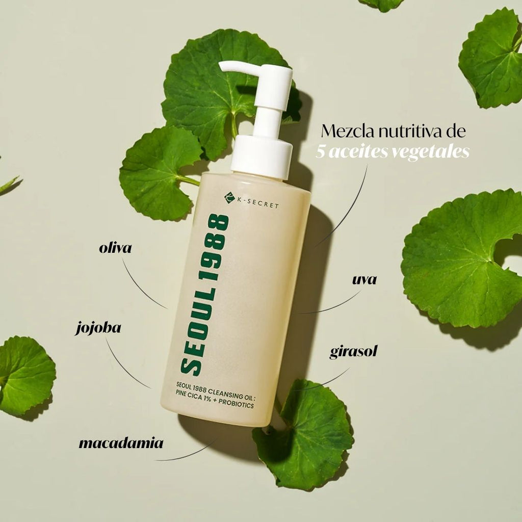 SEOUL 1988 Cleansing Oil Pine Cica 1% + Probiotics - K-SECRET - Sarang