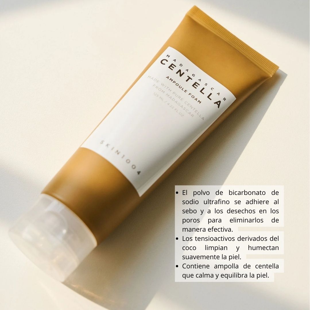 Limpiador acuoso Madagascar Centella Ampoule Foam 125 ml. - SKIN1004 - Sarang