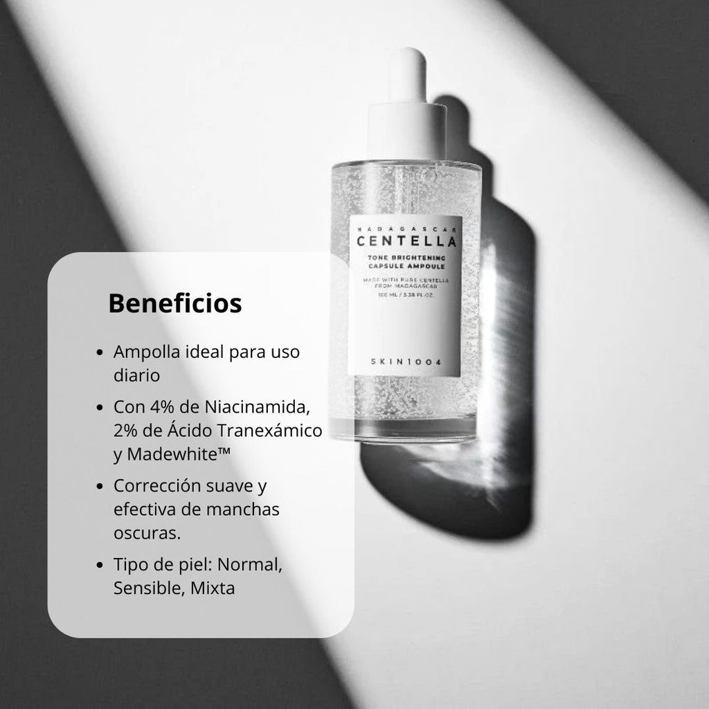 Ampolla Madagascar Centella Tone Brightening Capsule Ampoule 100 ml - SKIN1004 - Sarang