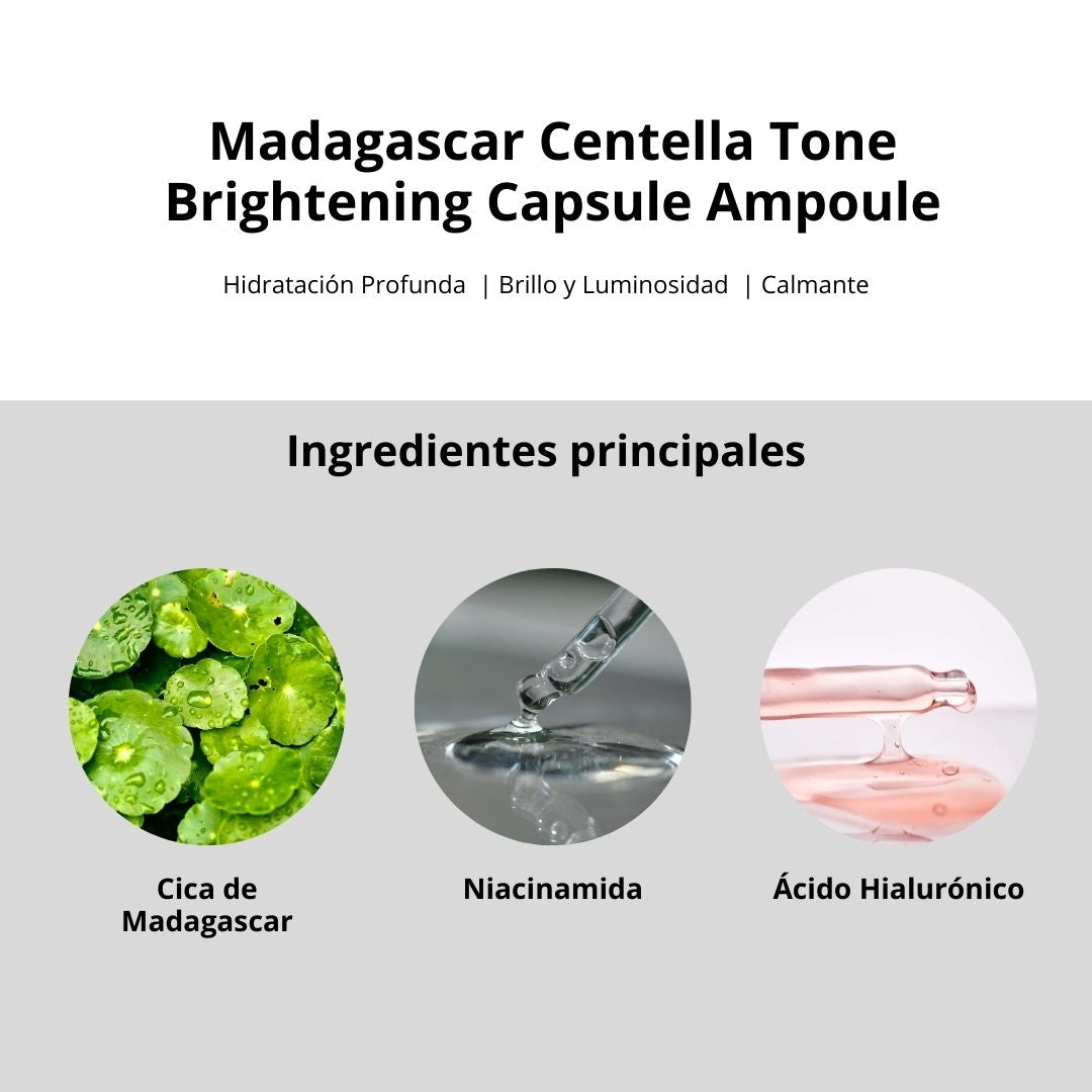 Ampolla Madagascar Centella Tone Brightening Capsule Ampoule 100 ml - SKIN1004 - Sarang