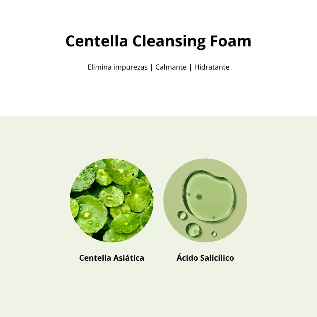Limpiador espuma Centella Cleansing Foam 150 ml - Mixsoon - Sarang