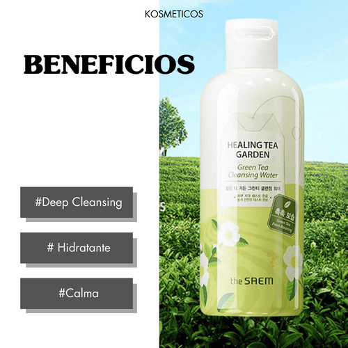 Agua micelar Healing Tea Garden Cleansing Water Tea 300 ml - The Saem - Sarang