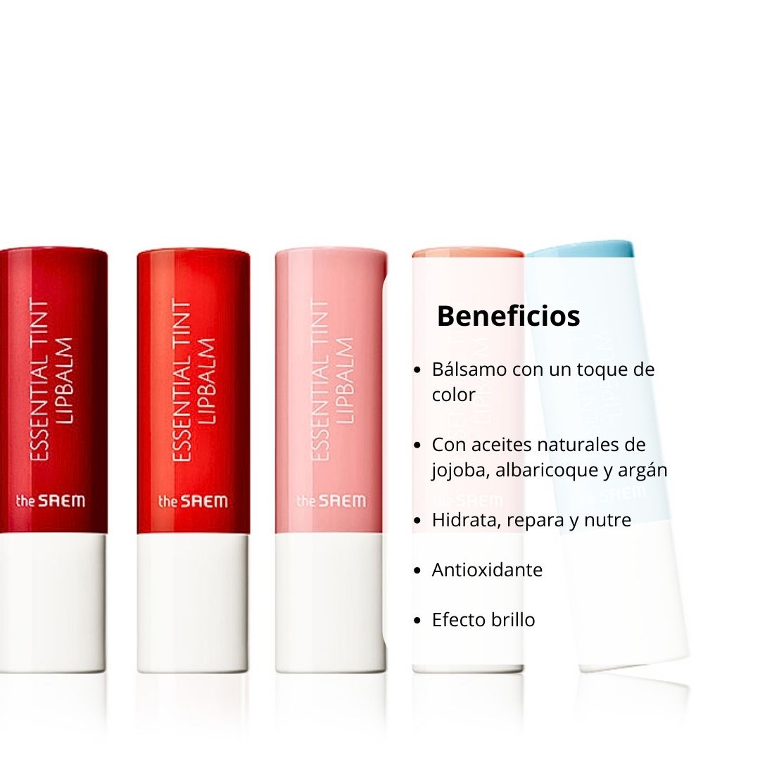 Bálsamo Saemmul Essential Tint Lip balm 4g - The Saem - Sarang