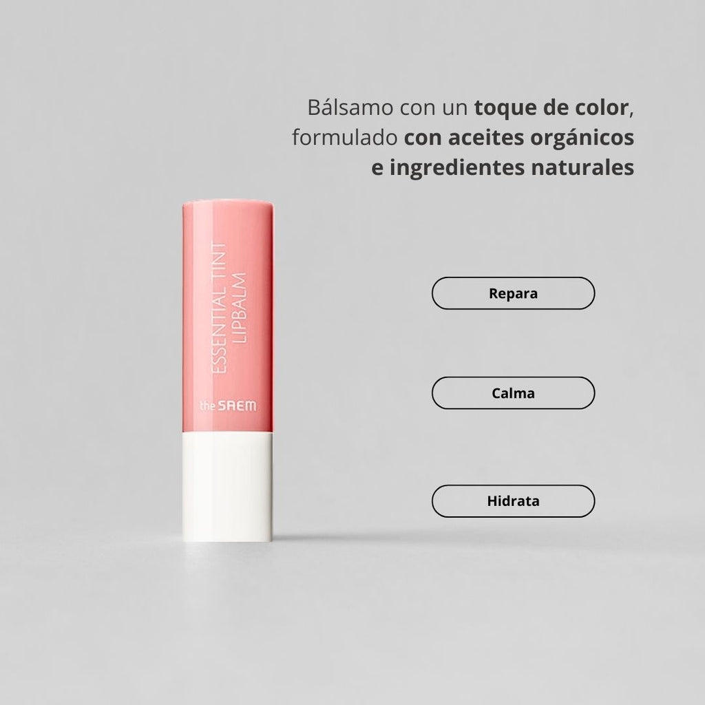 Bálsamo Saemmul Essential Tint Lip balm 4g - The Saem - Sarang