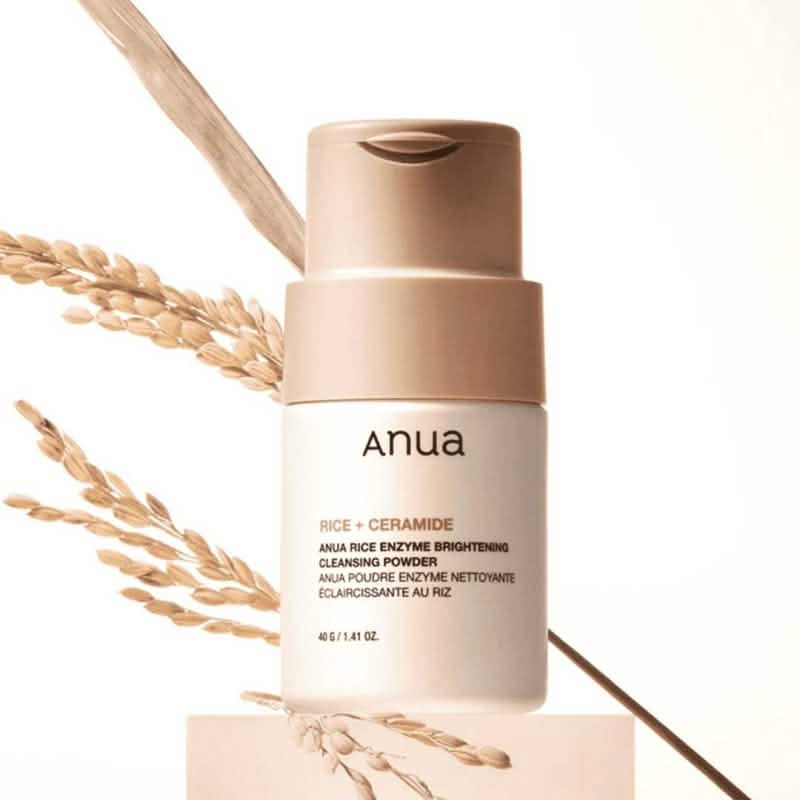 Limpiador/mascarilla/exfoliante Rice Enzyme Brightening Cleansing Powder 40 gr - ANUA - Sarang